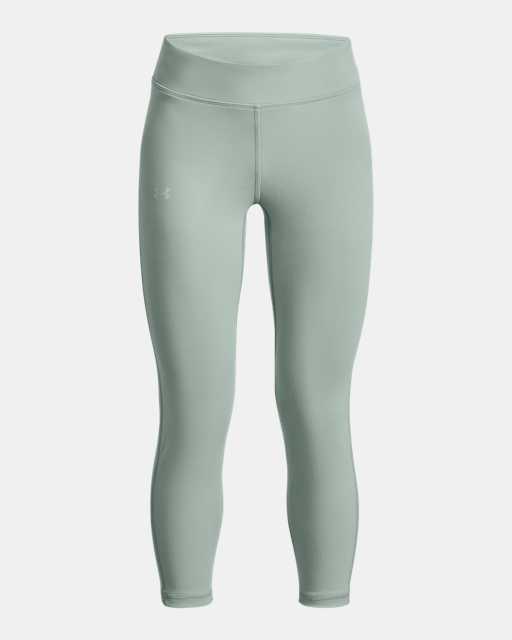 Under Armour GIRL'S Athletic Leggings 1290857 Green Youth Size L 